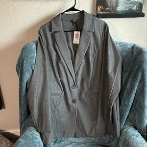 Gray Torrid Ling Line Blazer
